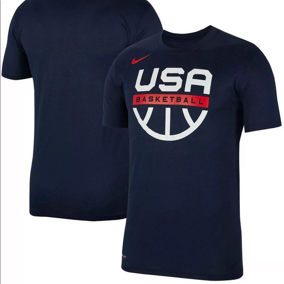 Nike USA Men's Basketball Olympic Practice T-Shirt Dry Fit Dream Team 3XL NEW - Picture 1 of 8